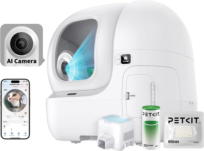 PETKIT PUROBOT MAX PRO connected litter box with camera